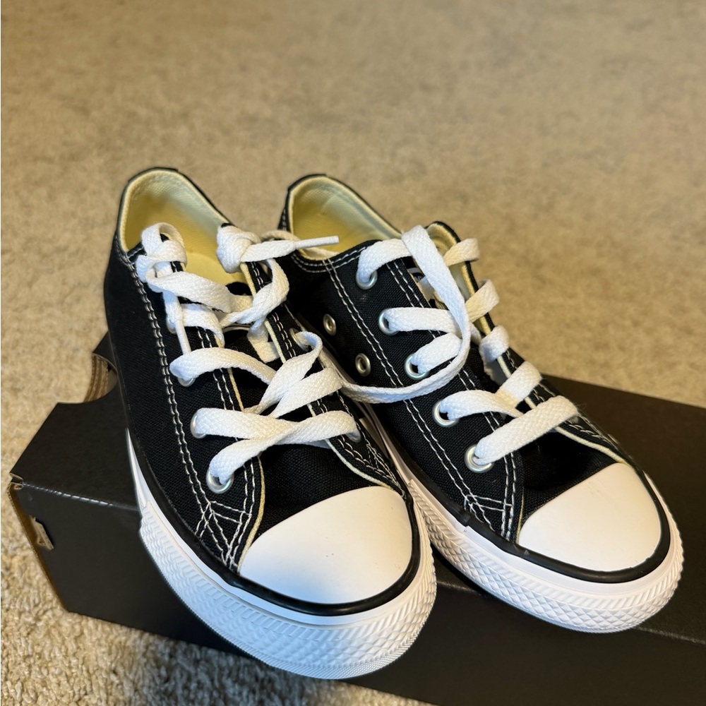Converse Kids Black and White Sneakers